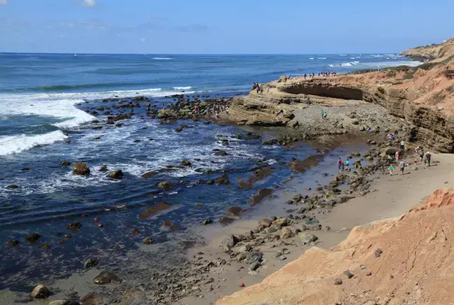 View of the Cabrillo Tidepools.